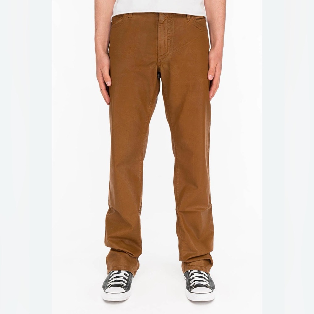 Robin’s Jean Men's Sz 30 Brown Straight-Leg Jeans Pants stretchy embroidered